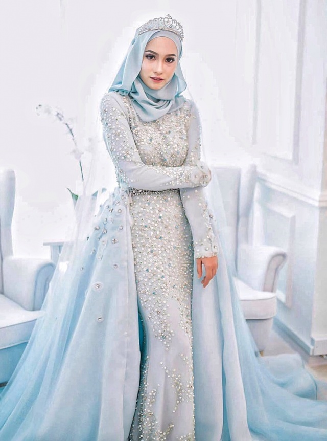 Hijab Wedding Dress M-2226