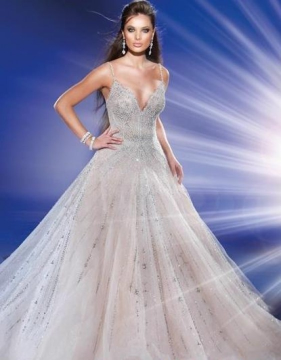 Ball Gown and Sweetheart Wedding Dress M-270