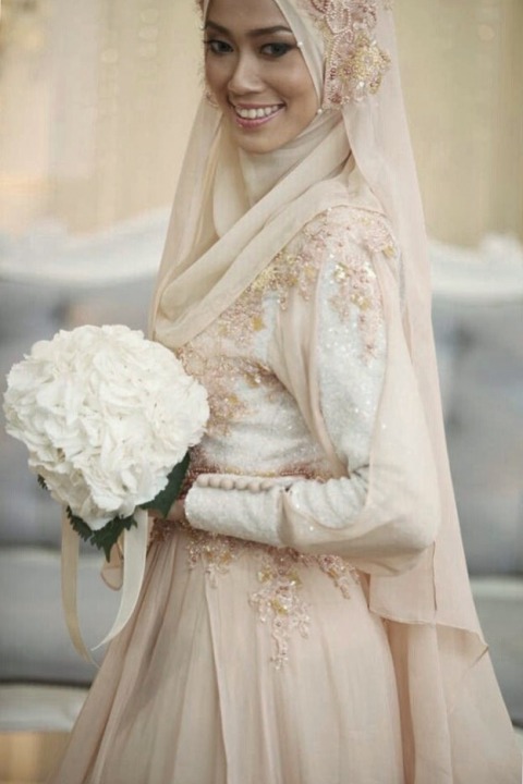 Muslimische Brautkleid M-1948