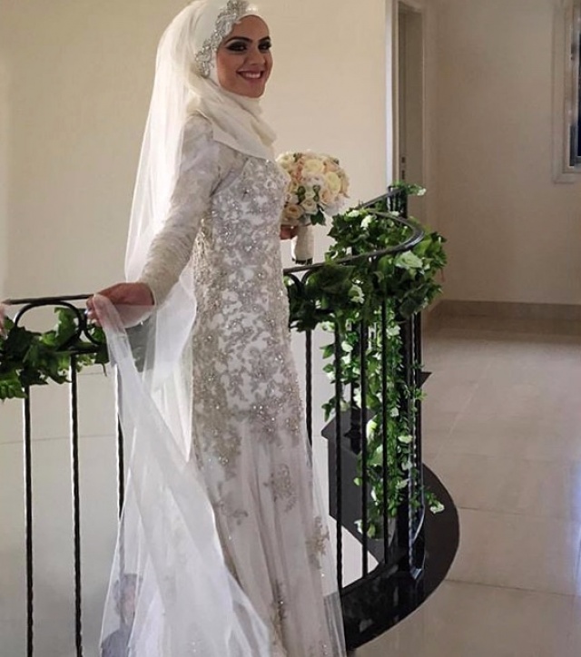 Muslimische Brautkleid M-2035