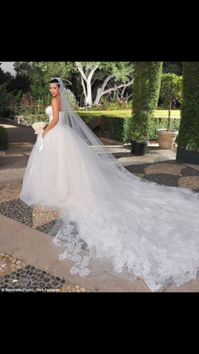 Ball Gown, Strapless Straight and Fluffy Wedding Dress M-479